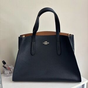 Coach Charlie Carryall 14” - Black - Includes Crossbody Strap + FREE Bonus